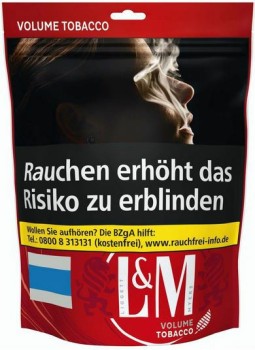 L&M Volume Red Giga Beutel Zigarettentabak 95gr